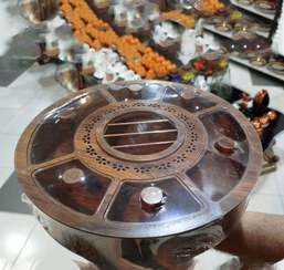 تصویر تی باکس چوبی 6خانه وارمردار 