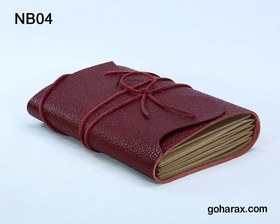 تصویر دفتر چرم دست ساز 