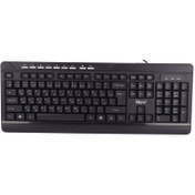 تصویر کیبورد رویال مدل RK330 با سیم 