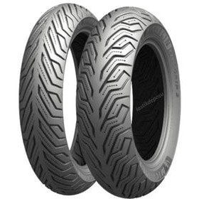 تصویر لاستیک موتورسیکلت خاکستری SYM JOYMAX 250 مجموعه 120 70 14 140 60 13 CITY GRIP2 Michelin 