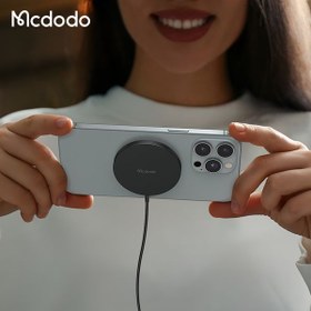 تصویر شارژر وایرلس مگ سیف 15 وات مک دودو Mcdodo CH-4360 Mcdodo CH-4360 15W MagSafe Wireless Charger