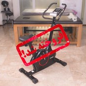 تصویر دوچرخه ثابت پشتی دار الکترومگنتی برند shuna مدل sh-b6500r Shuna brand electromagnetic stationary bicycle sh-b6500r