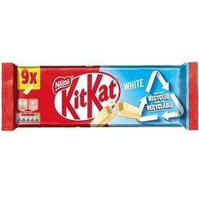 تصویر بیسکوییت اسپانیایی کیت کت KitKat 2 Finger White Biscuit Bar با طعم شیری 187 گرم 