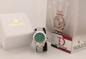 تصویر ساعت مچی عقربه ای مردانه رولکس مدل Daytona/2 بند تک رنگ Rolex Daytona Men's Watch