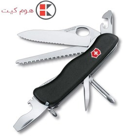 تصویر چاقو وابزار چندکاره ویکتورینوکس مشکی Victorinox_Nomad One Hand Black_0.8353.MW3 