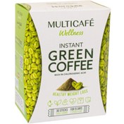 تصویر قهوه سبز فوری مولتی کافه تندرستی بسته 30 عددی 