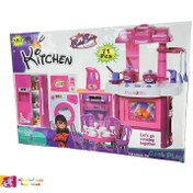 تصویر اسباب بازی دخترانه سرویس جهیزیه آشپزخانه 71 قطعه 8 در 1 برند بی بی برن اورجینال 