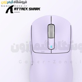 تصویر موس گیمینگ بی سیم حرفه ای اتک شارک مدل ATTACK SHARK X3 Ultra Lightweight Wireless Gaming Mouse 