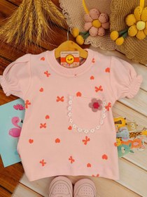 تصویر تیشرت جیب گلی 