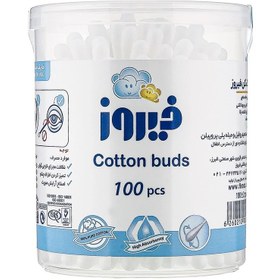 تصویر گوش پاک کن فیروز بسته 100 عددی 