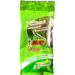 تصویر تیغ سه لبه پیور لیدی بیک Bic Pure Lady 3