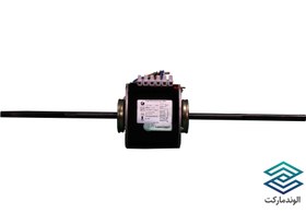 تصویر الکتروموتور 160 وات دو شفت سیم بلند شرکت الکترومگا 