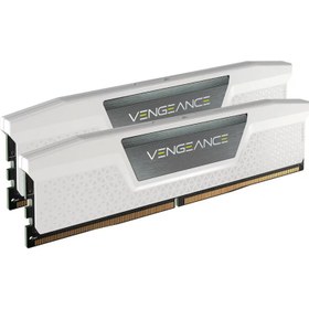 تصویر خرید رم Corsair Vengeance - ظرفیت ۳۲ گیگابایت - DDR5 - پک دوتایی - مدل Intel XMP - فرکانس 5600 مگاهرتز - CL40 - سفید 