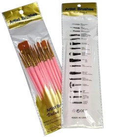 تصویر ست قلمو 10 عددی - دیجی رزین 