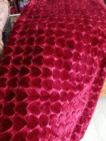 تصویر پتو گلبافت قلبی 