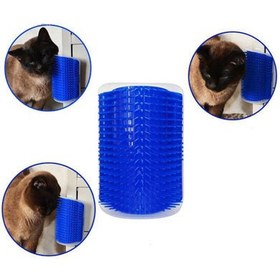 تصویر برس ماساژور گربه با قابلیت اتصال به دیوار و پایه صندلی Cat Massage Brush With The Ability To Attach Wall