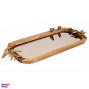 تصویر سینی گلد کیش مدل گلدن برد کد 829507 