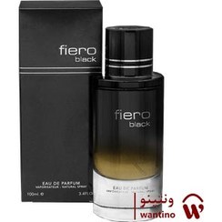 تصویر ادو پرفیوم مردانه فراگرنس ورد مدل fiero black حجم 100 میلی لیتر | ا عطر مردانه عطر مردانه