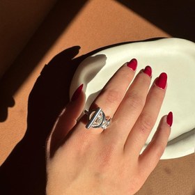 تصویر انگشتر مدل قفل 