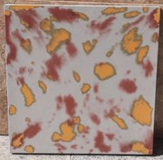 تصویر موزاییک پلیمری طرح ساده ۴۰*۴۰ - لیمویی Simple design polymer mosaic 40x40