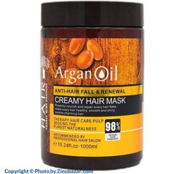 تصویر ماسک مو روغن آرگان هیر ۱۰۰۰‌میل Argan Oil Anti-Hair Fall Creamy Hair Mask-1000ml