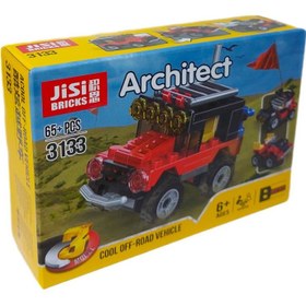 تصویر لگو ماشین architect(معمار) 3مدل برند jisi کد 3133 