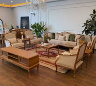 تصویر مبل هفت نفره مدل فرانسوی ،کلاسیک 