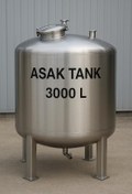 تصویر مخزن استیل 3000 لیتری 