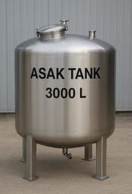 تصویر مخزن استیل 3000 لیتری 