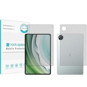 تصویر گلس صفحه نمایش و پشت تبلت هوآوی MatePad Pro 11 2024 مدل نانو هیدروژل مات برند راک اسپیس کد LL 