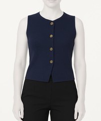 تصویر جلیقه بافت زنانه ادورا كد 03251100 