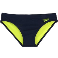 تصویر مایو اسلیپ مردانه طرح Speedo سرمه ای 