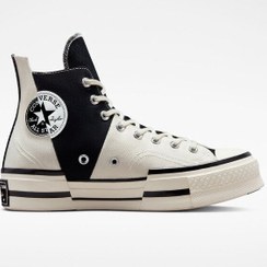 تصویر کانورس ساقدار مدل چاک ۷۰ پلاس میکس(سفید،مشکی) ویتنام اصل ‏Converse Chuck 70 Plus Counter Climate