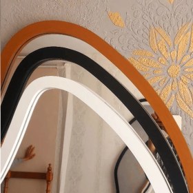 تصویر آینه قدی چوبی - مدل درسا 