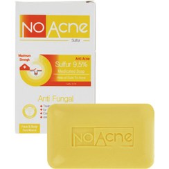 تصویر صابون گوگرد NO ACNE نوآکنه 100گرم Sulfur soap NO ACNE 100 grams