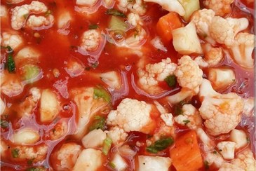 تصویر شوری گل کلم مشهدی آب گوجه درجه یک 