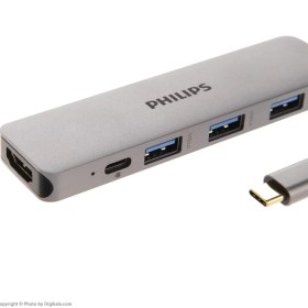 تصویر هاب فلزی PHILIPS 5 PORT 