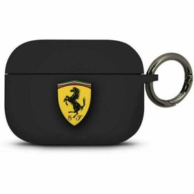 تصویر کاور سیلیکونی ایرپاد3 CG mobile مدل Ferrari Scuderia Silicone Case with Ring 