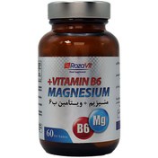 تصویر منیزیم + ویتامین ب6 رزاویت 60 قرص ا Magnesium + Vitamin B6 RozaVit 60tabs Magnesium + Vitamin B6 RozaVit 60tabs