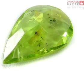 تصویر نگین زبرجد طرح اشکی کد 55013 