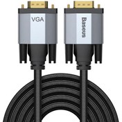 تصویر کابل VGA بیسوس 3 متر Baseus VGA Male To VGA Male CAKSX-V0G 