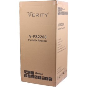 تصویر اسپیکر بلوتوثی قابل حمل وریتی مدل V-PS2208 Verity V-PS2208 Bluetooth Speaker