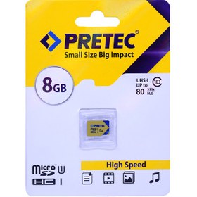 تصویر کارت حافظه پرتک Pretec HC1 ظرفیت 8 گیگابایت 