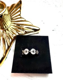 تصویر انگشتر زنانه round gem 