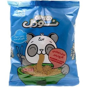 تصویر نودل کودک با چاشنی قارچ و پنیر هاتی کارا 