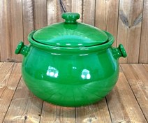 تصویر قابلمه سفالی شعله مستقیم 