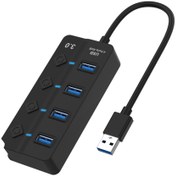 تصویر هاب 7 پورت USB اونتن مدل OTN-5302 Onten OTN-5302 USB