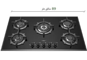 تصویر گاز صفحه ای شیشه ای رابیتس مدل RG-565 