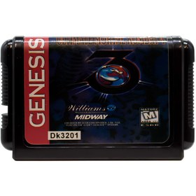 تصویر کارتریج بازی Mortal Kombat 4 مناسب برای سگا کد DK3201 Sega Games Mortal Kombat 4 DK3201