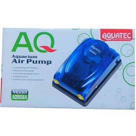 تصویر پمپ هوا آکواریوم آکواتک مدل AQ908A Aquarium Air Pumps AQUATEC Model AQ908A